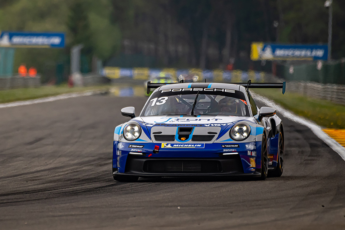 A Spa, debut i triomf de Joan Vinyes en la Porsche Carrera Cup Benelux.